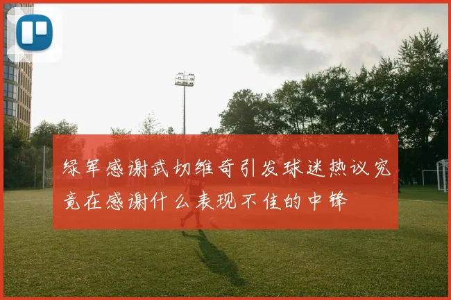 绿军感谢武切维奇引发球迷热议究竟在感谢什么表现不佳的中锋